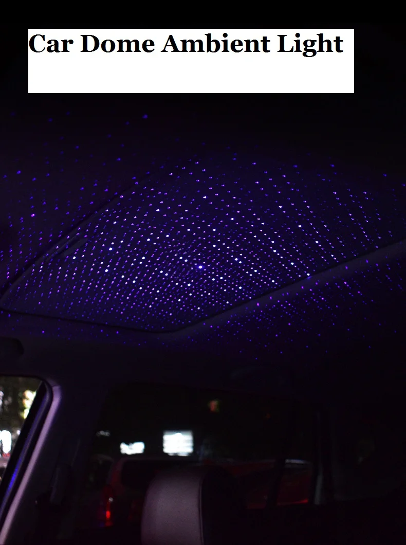 New LED Romantic USB Star Projector Lights Blinking Lamp for Cars Home Bar Wedding Decorative Atmosphere Glow Party