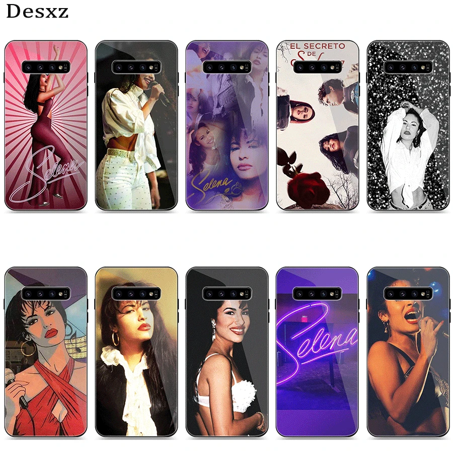 Glass Phone Case For Samsung S7 Edge S8 S9 S10 Plus A51 A71 S20 Ultta A60 A70 Cover Selena Quintanilla | Мобильные телефоны и