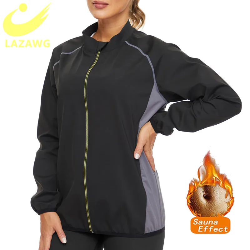best tummy control shapewear LAZAWG Sauna Sweat Suit Body Shaper Lady Thermo Shirt Gym Sauna for Weight Loss Workout Women Fat Burning Shirts Sport Shapewear shapewear