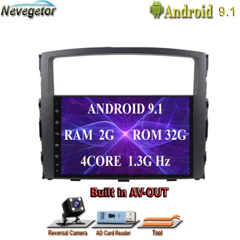 

gps radio For MitsubishiFor Mitsubishi Pajero 2006-2014 Car Radio Multimedia Video Player Navigation GPS Android 9.1