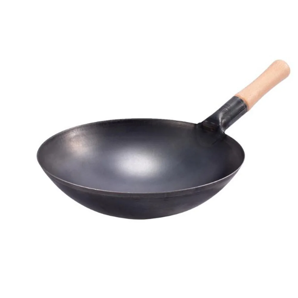 34 см без покрытия Woks для кухонного горшка старомодные традиционные железные