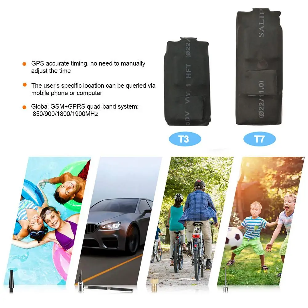  Mini GPS Tracker Eingebaute Mikrofon SOS echtzeit Call-Tracking Wiedergabe APP Für Kinder Haustiere