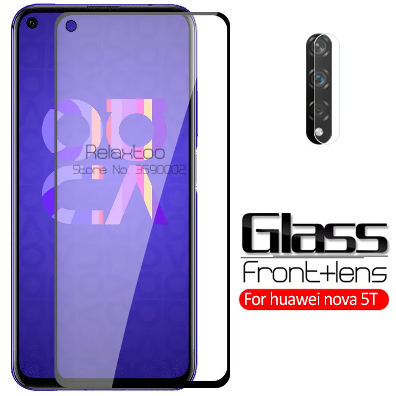 Закаленное стекло для объектива камеры 2 в 1 huawei nova 5 t yal l21 6 26 '' защитная пленка