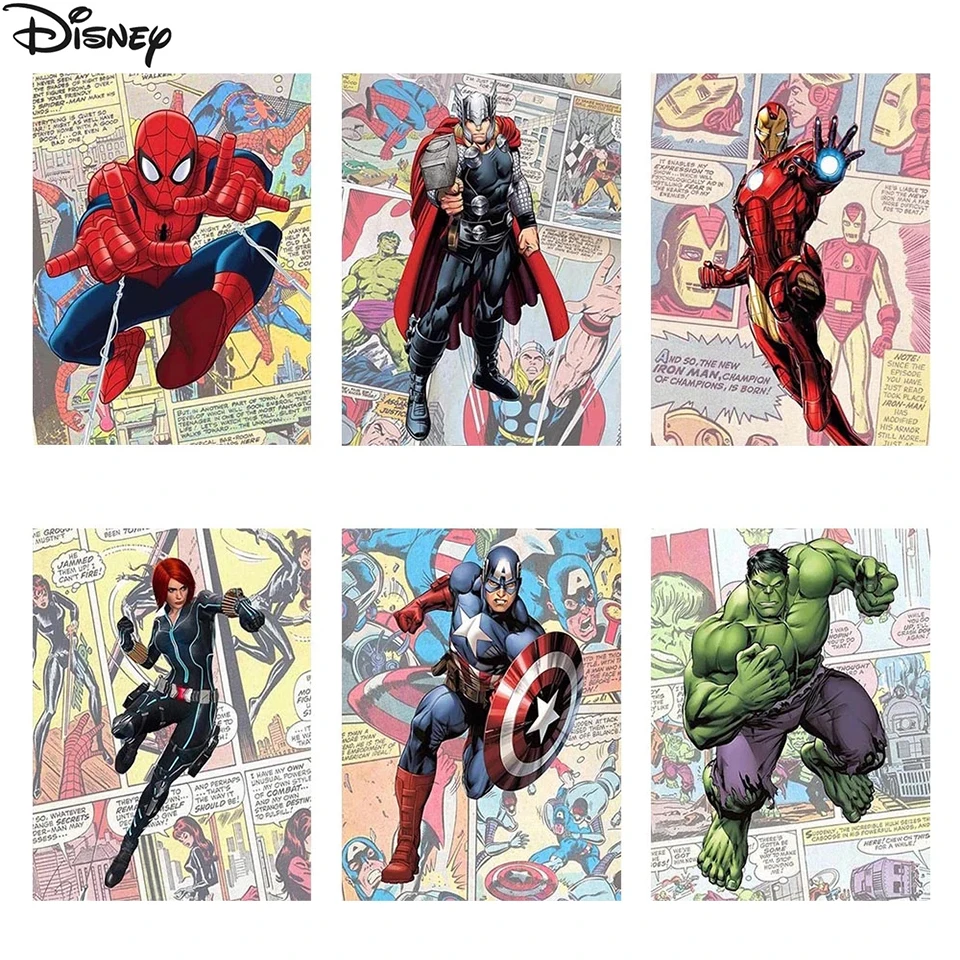 Marvel Diamond Rhinestones Paintings  Marvel 5d Diamond Painting Avengers  - 5d - Aliexpress