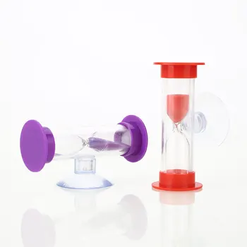 

ABS Shower Timer Hourglass Sand Clock Toy Accessories Bathing Tool with Sucker Home Bathroom Convenient Gadget