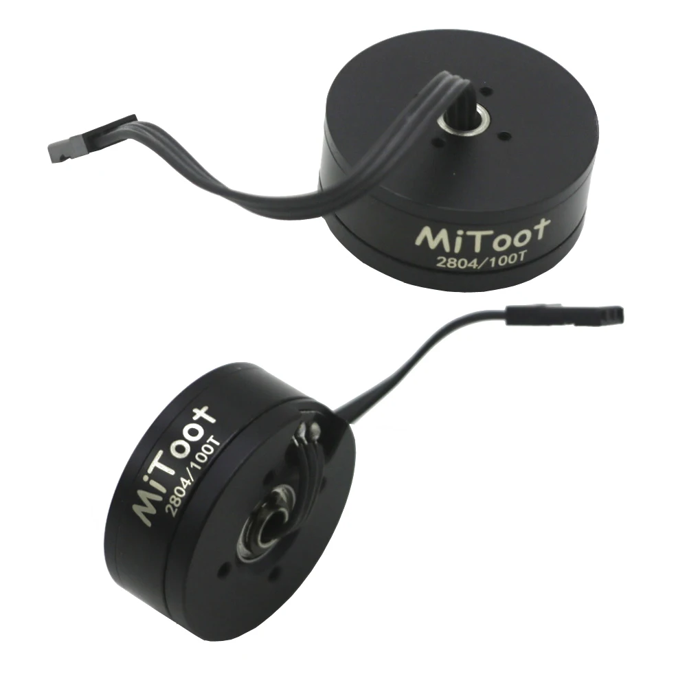 Détail du dessous du moteur brushless pour drone FPV 2204 260KV violet, avec les aimants et le support.