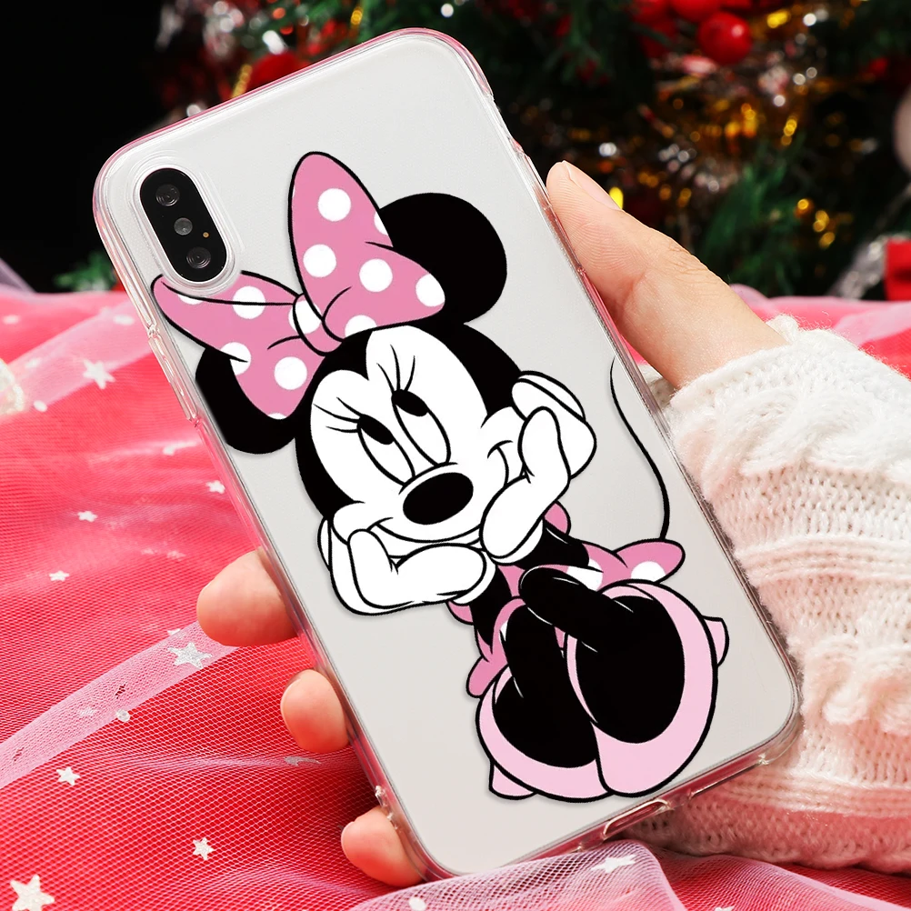 Мультяшные милые раскладной; Мягкий ТПУ чехлы для iPhone X XR 5 5S SE 4 4s 5C 7 8 6 6S Plus чехол для iPhone 11 Pro XS Max сумки задняя крышка - Цвет: minittz