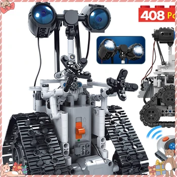 

408pcs Building Blocks Toys Kids Children City Creative RC Robot Electric Building Blocks Technic RC Intelligent Robot Bricks