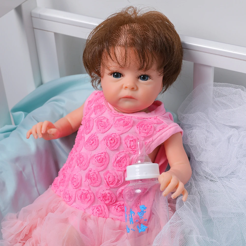 子供のための女の子のためのビニール生まれ変わった赤ちゃんの赤ちゃん人形