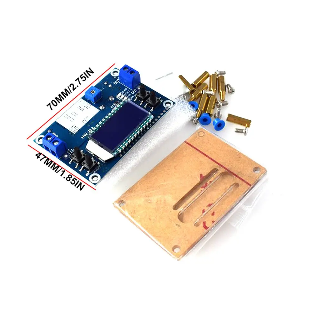 5А CNC понижающий модуль питания Dcdc регулируемый постоянный напряжение постоянный ток ЖК-Кнопка настройки напряжения