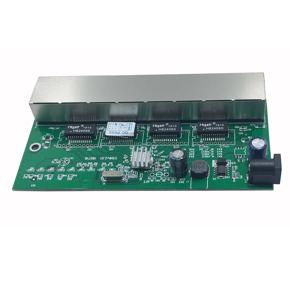 8 reverse switch pcb board 8 port 10 100M Ethernet reverse poe switch 4