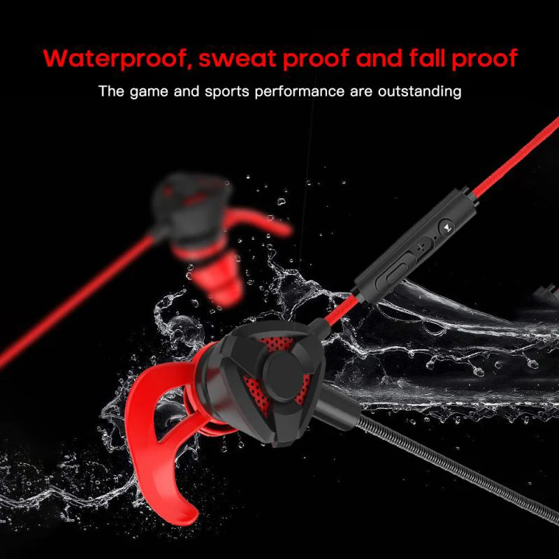 Wired Headphones Gaming Earphones with Microphone Stereo Bass Gamer Earphones Sports Haedset For Mobile Phone Computer