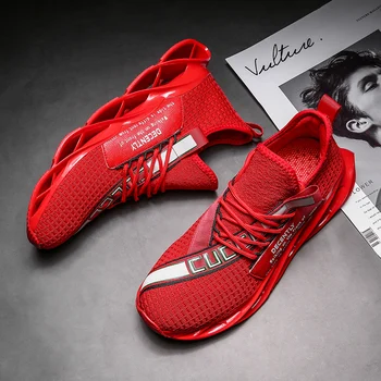 

New Running Shoes For Men Breathable Zapatillas Hombre Outdoor Sport Sneakers Lightweigh Walking Shoes Size 39-47 Sneakers