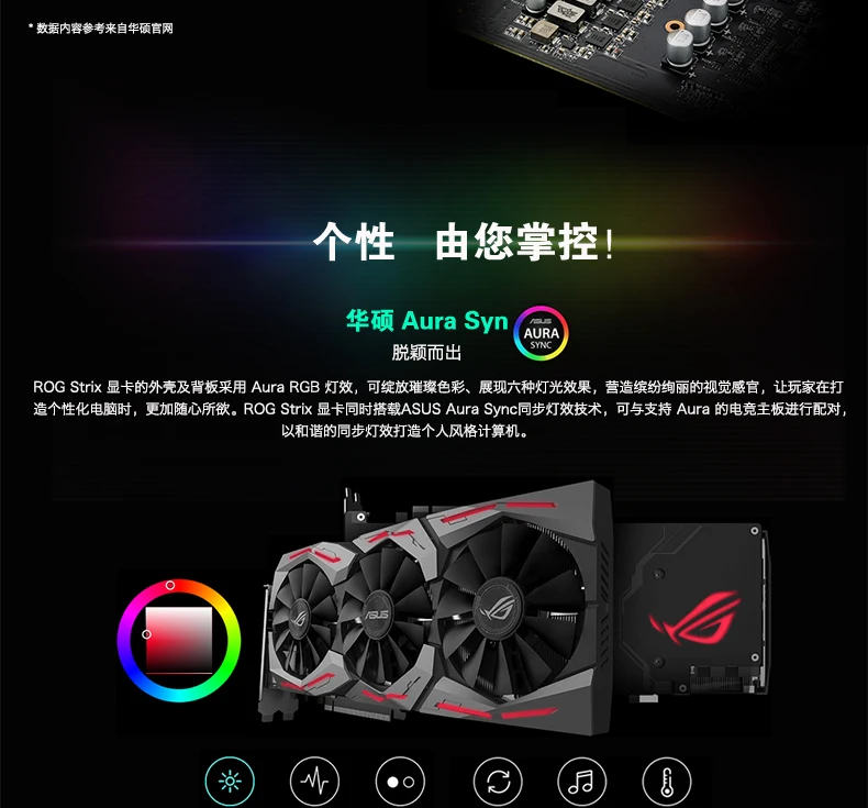 ASUS STRIX-RX580-T8G-GAMING Raptor высокочастотная игровая графика используется как новая