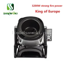 3200 Вт 6л Автоматическая Интеллектуальная Электрическая жарочная машина, роликовая плита, многофункциональная кухонная ВОК, китайская пищевая плита