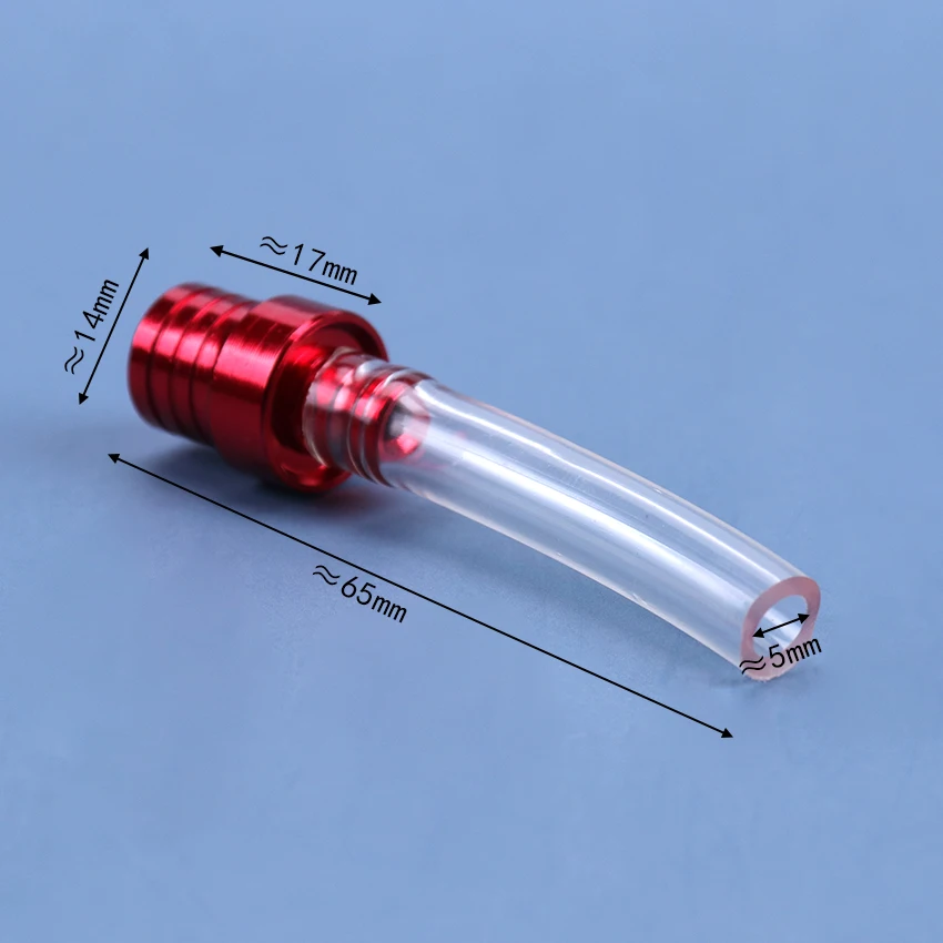 1PC Motorcycle Gas Fuel Cap 2 Way Valves Vent Breather Hoses Tubes For Motocross ATV Quad Dirt Pit Bike Fuel Tank Breather Pipe