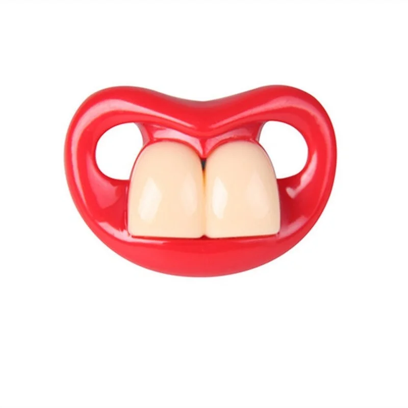 Baby Pacifier Kiss Lips Dummy Pacifiers Food Grade Funny Silicone Baby Nipples Teether Soothers Pacifier Baby Dental Care