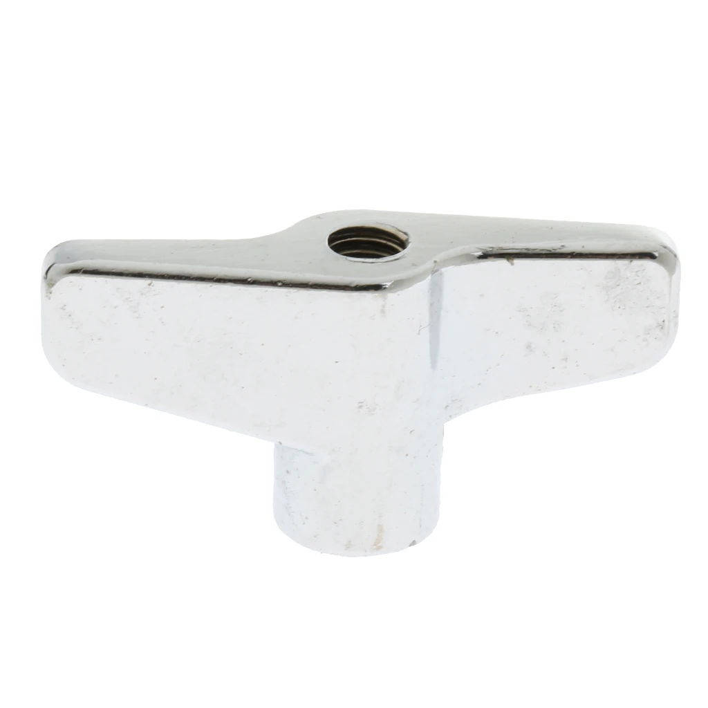Stands 4pcs Durable Wingnut Drum Cymbal Replacement Parts Silver Dia. 6mm,drum percussion accessories,drum accessories