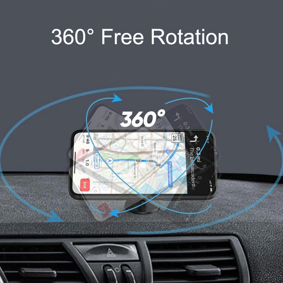 Magnetic Wireless Car Charger Phone Holder Telefon GPS Support for iPhone 13 12 Pro Max Universal Wireless Charging Car Holder car dashboard phone holder