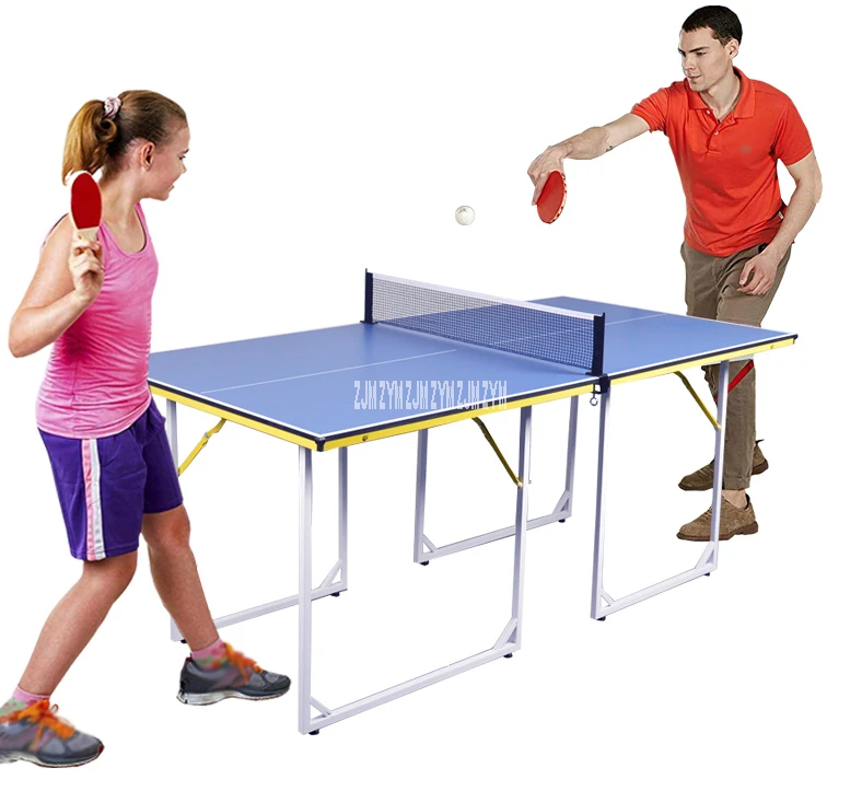 Tablero de mesa de tenis para niños, mesa de Ping Pong de interior, equipo deportivo, 2 piezas, TT tenis de mesa| -