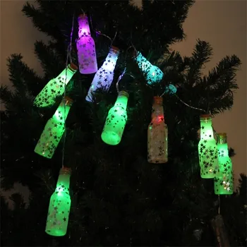 

LED Christmas Tree Lights Strings Hanging Decor Christmas Tree Holiday Party Decoration Lante For Home Xmas Tree Wreath Ornament
