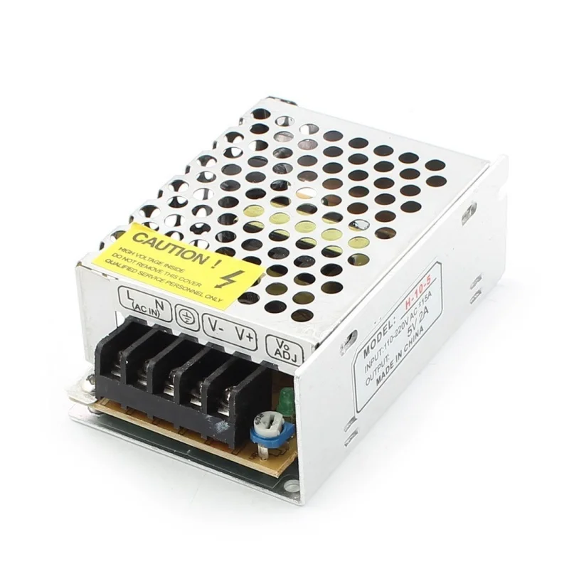 

Switch Power Supply Driver for LED Strip Light AC 110/220V 5V 2A 10W