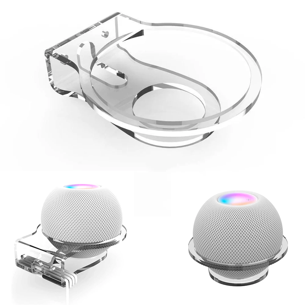 3 Color Universal Speaker Holder Wall Mount Audio Hanger Bracket Space-Saving Stand Cable Management For Apple HomePod - Цена: 706,79 руб.