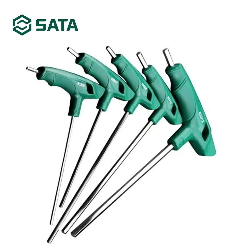 LHXY Hardware Tools Tip Shaft T Shape Handle Wrench Hexagon Spanner Hex Key Wrench Keys Maintenance Tools 10PCS Durable