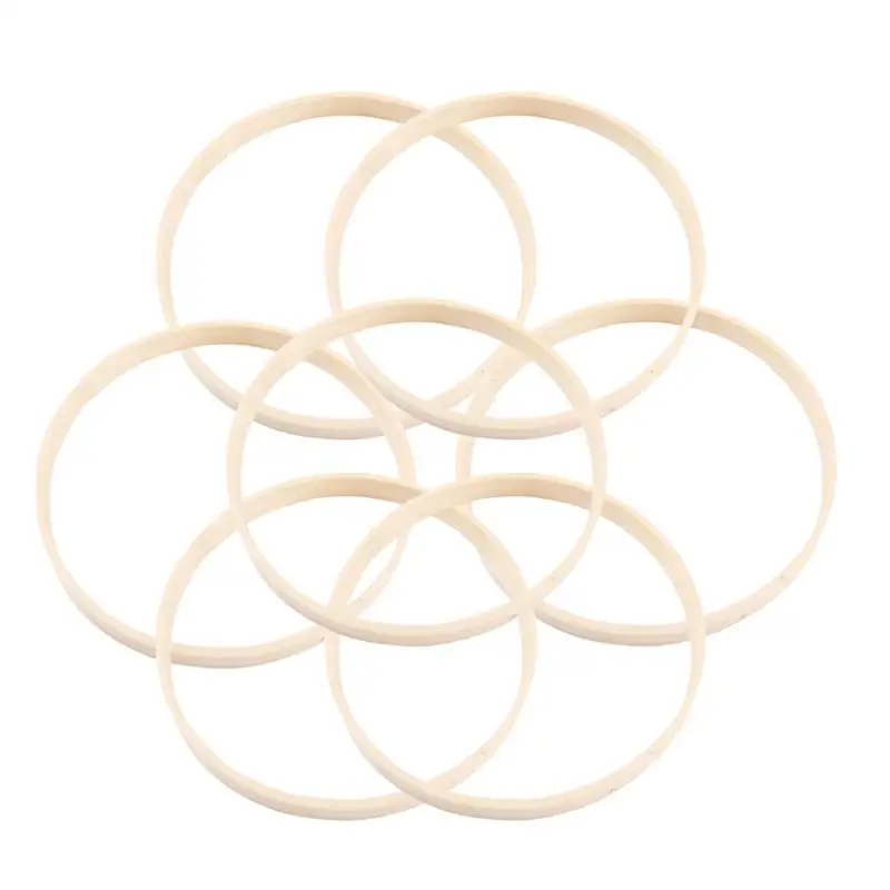 

20pcs Dreamcatcher DIY Rings Round Fan Bamboo Hoop Frame Craft Making Materials
