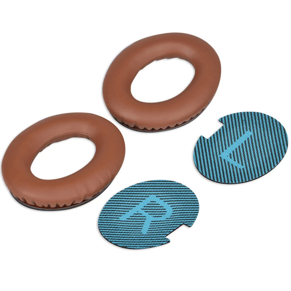 Dark Brown 2 шт Сменные подушечки с эффектом памяти, амбушюры для наушников Bose Quiet Comfort15 QC15 QC25 QC35 QC2 AE2, наушники, гарнитура - Цвет: Dark Brown