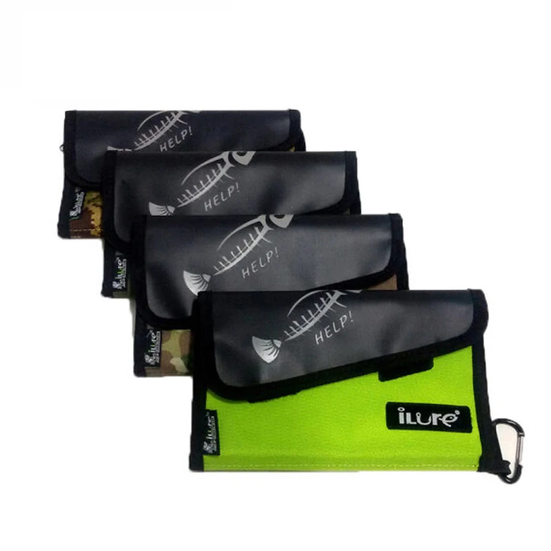 

7.9 * 4.3inch Fishing Bag Nylon Multifunctional Outdoor Waist Shoulder Bags Fishing Hook Lure Storage Bag Fishing Tackle