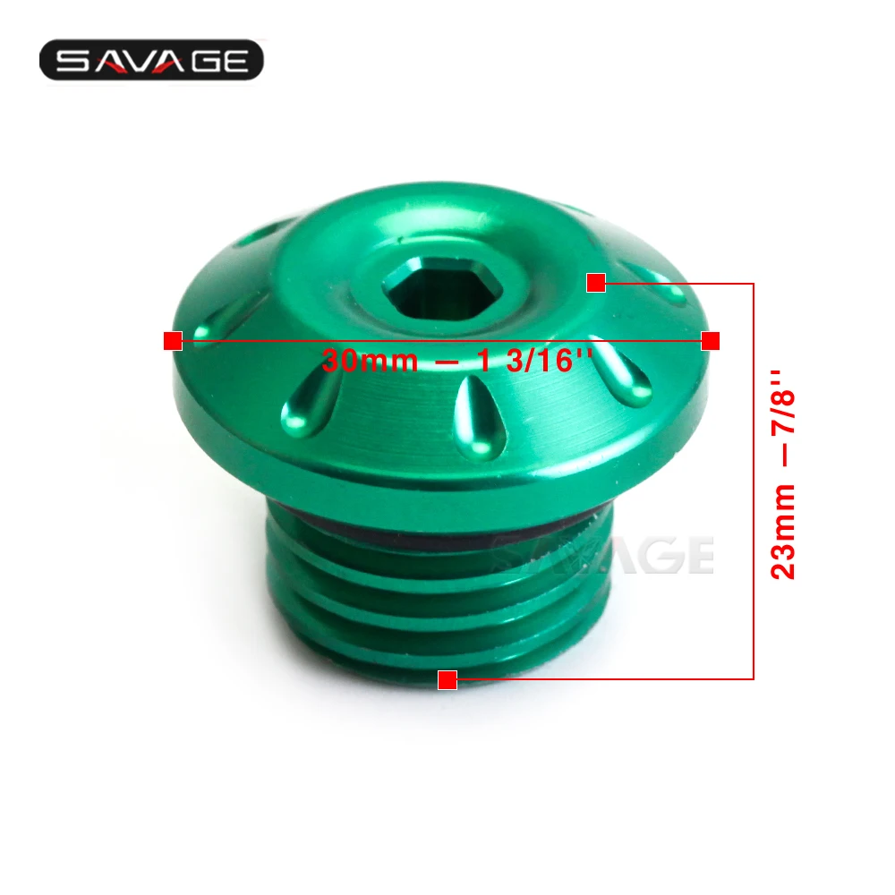 Винт наполнитель для моторного масла мотоциклов KAWASAKI ER 6N NINJA 400 650 1000 KLE VERSYS KLZ 09
