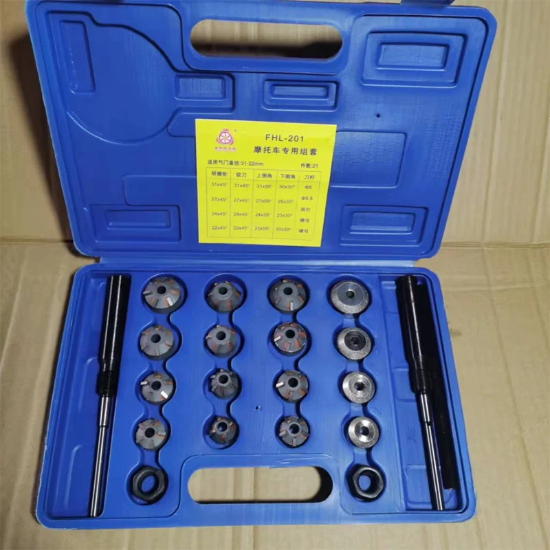 Valve Seat Reamer Motorcycle Repair Cutter Valve Tool Set Fit For Honda