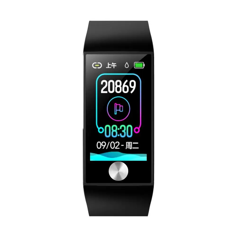  S28 Smart Bracelet 1.14 Inch Color Screen PPG+ECG ECG Heart Rate Blood Pressure Oxygen Monitoring I - 4000112062623
