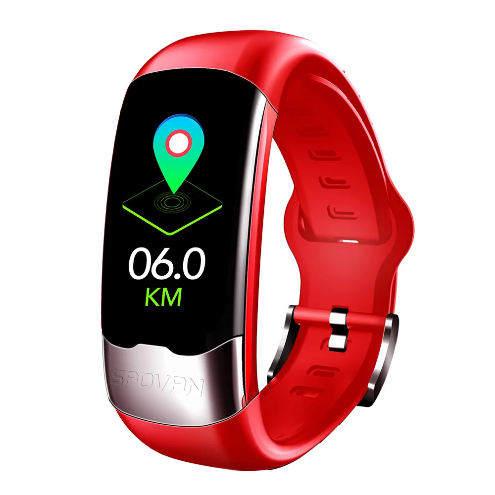 Красный Newwest H02 HRV ECG+ PPG монитор сердечного ритма кровяное давление O2 Контроль яркости спортивные Смарт-часы для фитнеса фитнес для мужчин и женщин - Цвет: Красный