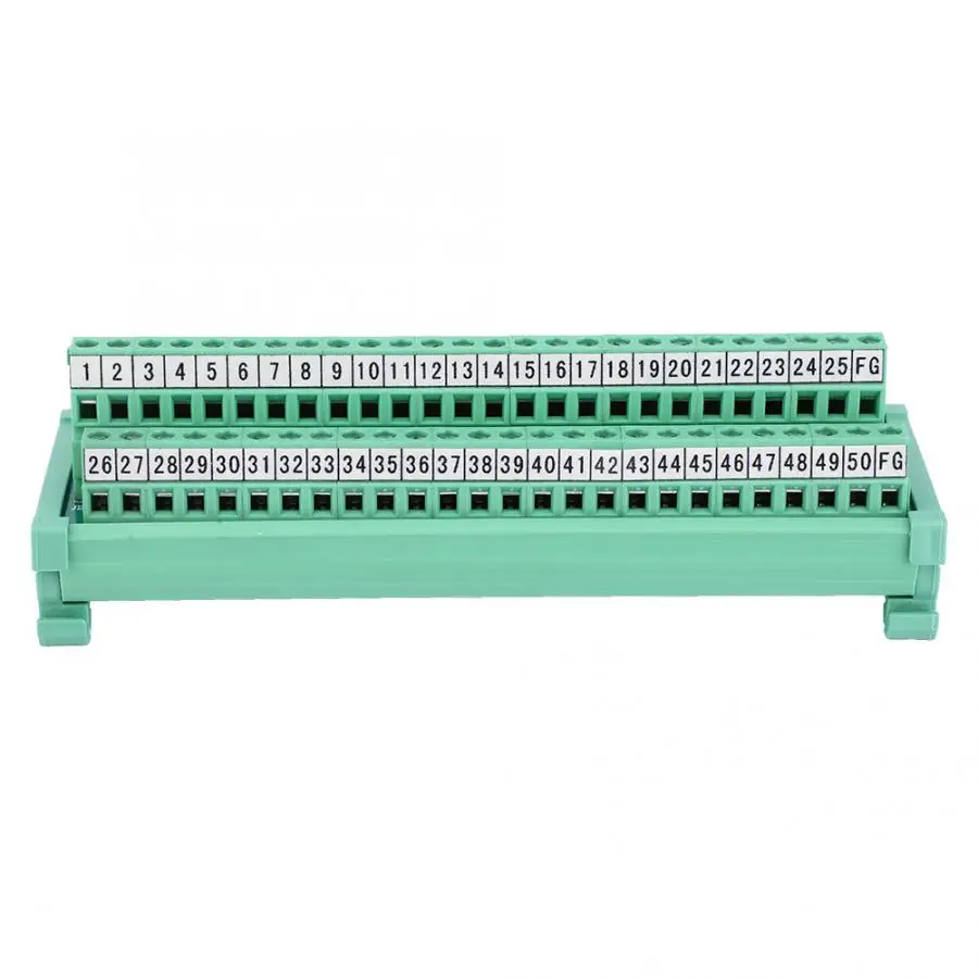 Клеммный блок Кабельный разъем PLC модуль SCSI50 P 35 мм din-рейку электрооборудования кабельный терминал
