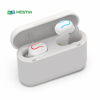 

TWS Wireless Bluetooth Earphones 5.0 Stereo Earbud Headset Wireless Headphone with charging box 1500 mAh power bank