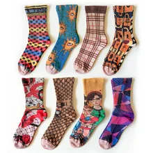 Wonen носки тонкие печатные короткие носки без пятки женские новые зимние золотые и серебряные шелковые Trill Live веб-носки милые женские носки