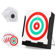 

BB Trap Target, Paper Target and Resetting Metal Silhouettes Shooting Targets for Pellet Gun Airsoft BB Gun