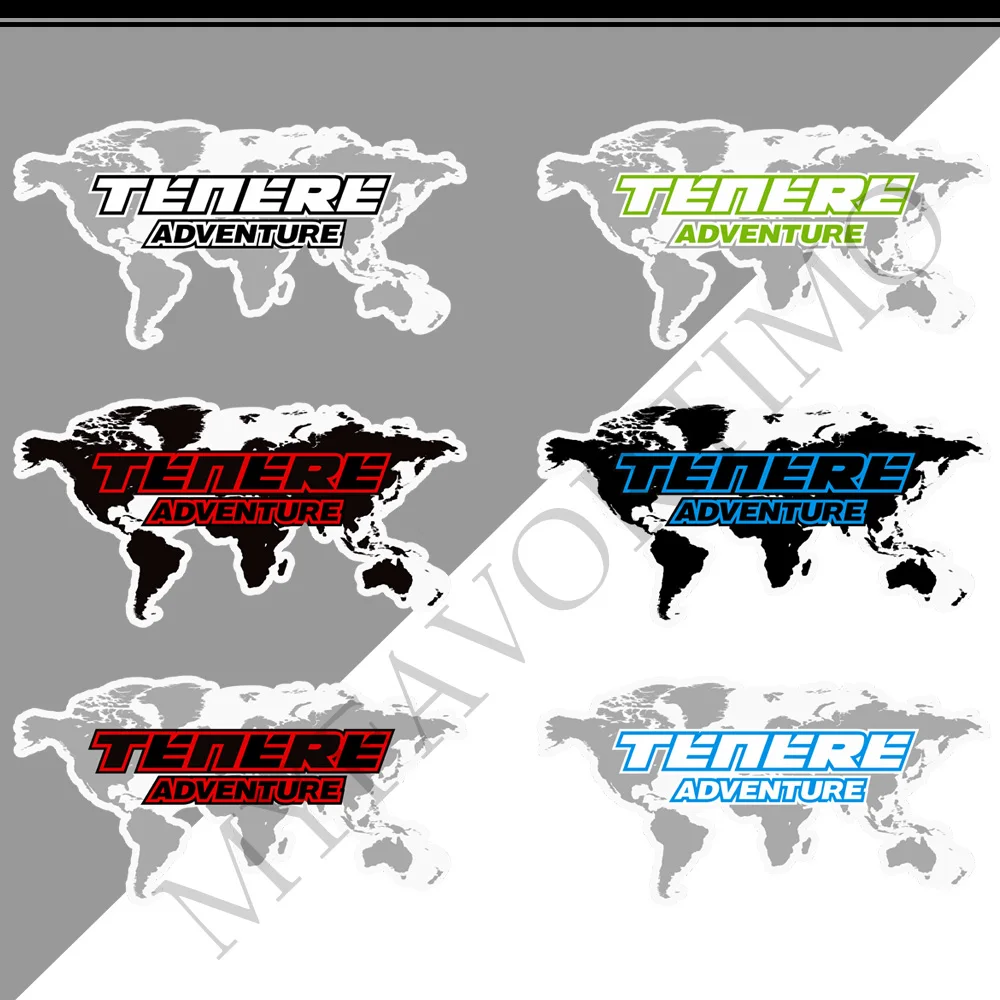 Tenere 700 1200 Adesivi Per Yamaha Super Tank Pad Protector Trunk Valigie Simbolo Emblema Carenatura