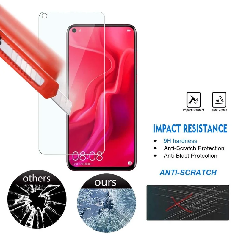 25 шт закаленное стекло для huawei Nova 4 3 3i 3e 2 2i 2s Защитное стекло для экрана закаленное стекло для huawei Nova 4 защитная пленка