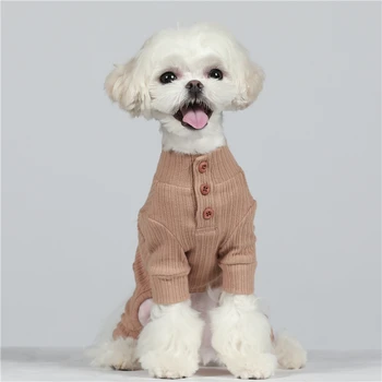

Small Pets Puppy Simple Design Jumpsuit For Chihuahua Toy Dogs Poodle