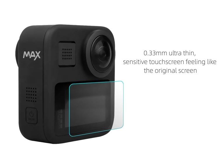 2/3 комплектов Защитная пленка для экрана для GoPro Max HD защитное покрытие из закаленного стекла чехол для GoPro Max аксессуары для экшн-камеры