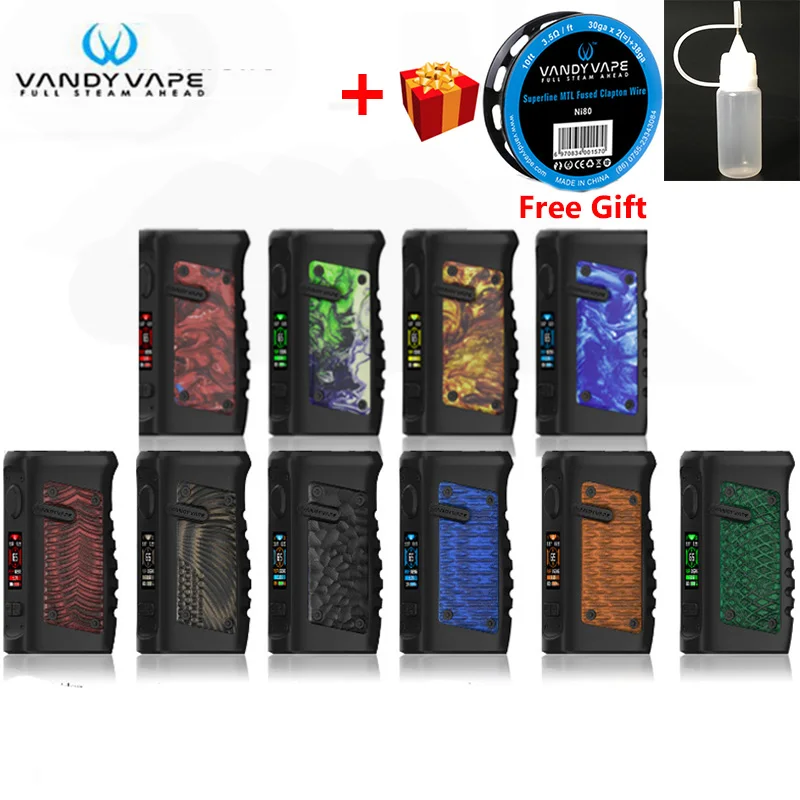 Оригинальный Vandy Vape Jackaroo мод 100 Вт SUBTANK система Водонепроницаемая электронная