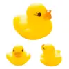 10/20/40Pcs Bath Toys Mini PVC Yellow Duck Toys Baby Water Game Playing Squeeze-sounding Dabbling Duckie Toys Baby Bath Cool Toy 4