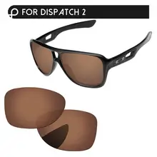 Papaviva медь коричневый поляризованные Сменные линзы для отправки 2 солнцезащитные очки в оправе UVA и UVB Защита