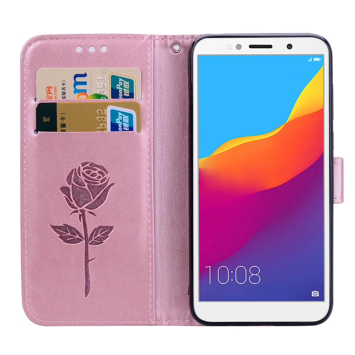 Кожаный чехол-книжка для huawei Honor 7A, чехол 5,45 дюйма, чехол-кошелек, чехол для телефона huawei Honor 7A 7 A, DUA-L22, русская задняя крышка, чехол