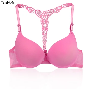 

Sexy Bras Push Up Sleeveless Free Backless Sexy Front Closure Sexy Fashion Womens Front Closure Lace Racer Back Push Up Bra