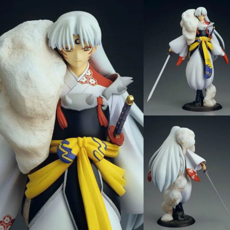 Экшн-фигурка Inuyasha Sesshoumaru собака демон Tessaiga тенсега меч аниме ПВХ фигурка