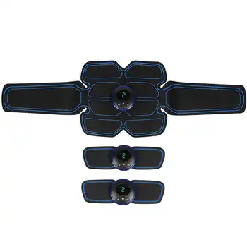 

Nose Shaper For Weight Loss EMS Abdominal Muscle Stimulator Smart Fitness Massage Sticker Digital Display Blue Rechargeable